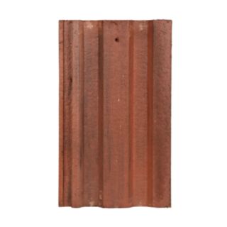 Marley Concrete Ludlow Plus Roof Tile Smooth Old English Dark Red 229x387mm