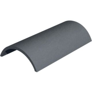 Marley Concrete Segmental Ridge Roof Tile Smooth Grey 248x457mm