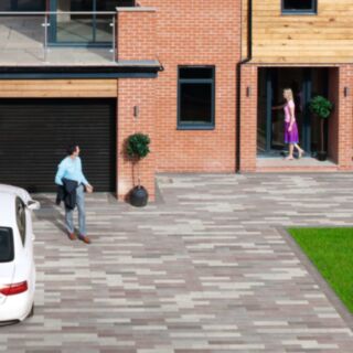 Marshalls Driveline Metro Paving Maroon 80x130x480mm