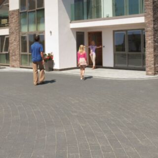 Marshalls Drivesett Argent Block Paving Dark Mixed Pack 10.75m²