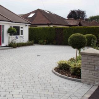 Marshalls Drivesett Tegula Original Block Paving Small Pennant Grey 50x120x160mm