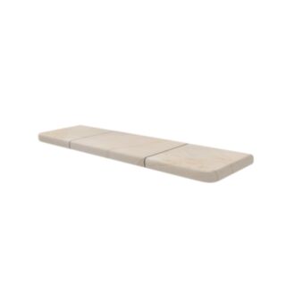 Marshalls Fairstone Sawn Versuro Bullnose Step Kit Caramel Cream 3pce Set