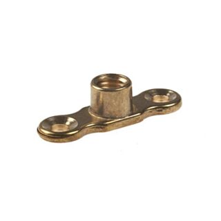Munsen Clip Backplate Female Brass 10mm