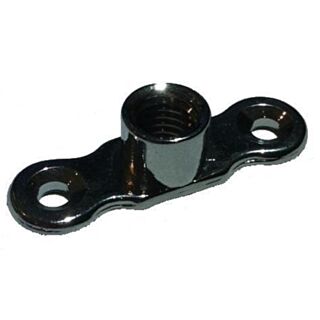Munsen Clip Backplate Female Chrome 10mm
