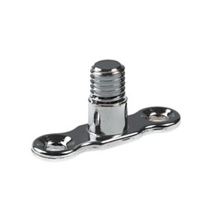 Munsen Clip Backplate Male Chrome 10mm