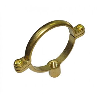 Munsen Pipe Clip Single Ring Brass 54mm