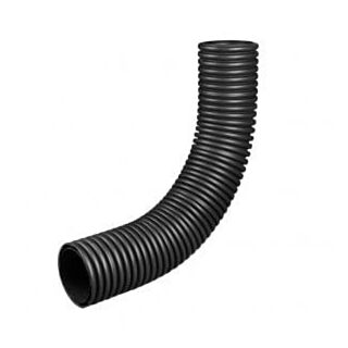 Naylor MetroDuct Twinwall Duct Bend 90° Black 150/178mm
