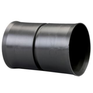 Naylor MetroDuct Twinwall Duct Coupling Black 178mm