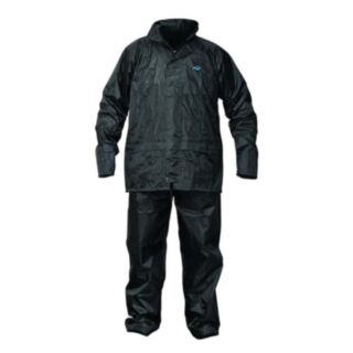 OX Durable PVC Rain Suit Black Large