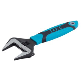 OX Pro Adjustable Wrench Extra Wide 34mm Jaw 150mm