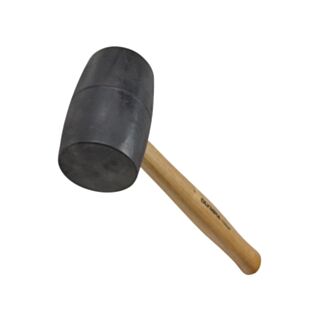 Olympia Tools Rubber Mallet With Wooden Shaft 24oz