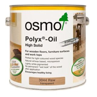 Osmo Polyx Hard Wax Oil Effect Raw Transparent 2.5ltr