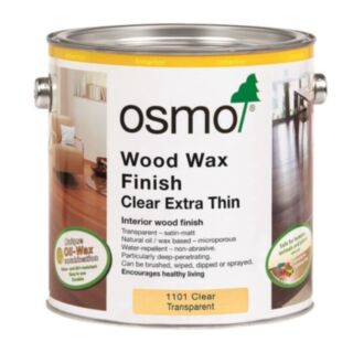 Osmo Wood Wax Finish Extra Thin Clear Satin 2.5ltr