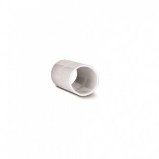Overflow Solvent Weld Straight Connector White uPVC 21.5mm