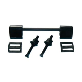 P1 Plumbing Toilet Seat Hinge Kit Black