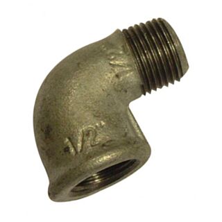 GF PRIMOFIT Galvanised Malleable Iron 90° Elbow Male To Female ½