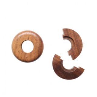 Parallel Frontier Pipe Rose Cover Round Walnut 2pk