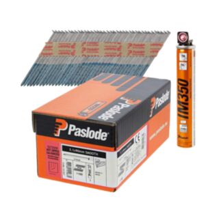 Paslode Angled Nail D-Head Smooth Shank Hot Dip Galv 3.1x90mm 1100pk (1x Gas Cell)