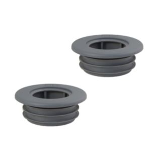 PipeSnug Solvent Weld Waste Pipe Collar Grey 40mm 2pk