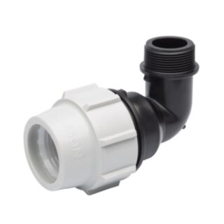 Plasson Male Elbow 90° Offtake ½ x 20mm