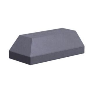 Blue Plinth External Return Left Hand Brick 23mm Upstand 65x102x215mm