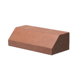 Red Plinth Stretcher Brick 23mm Upstand 65x102x215mm