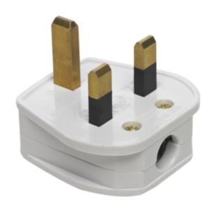 Plug Contractor White 13Amp