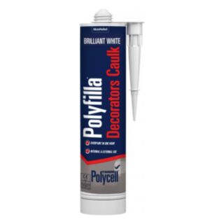 Polycell Trade Polyfilla Decorators Caulk White 380ml