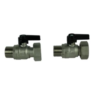 PolyPipe Underfloor Heating System Isolation Valves Stainless Steel ¾x1 (Pair)