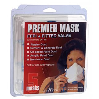Premier Mask FFP1 Fitted Valve 5pk