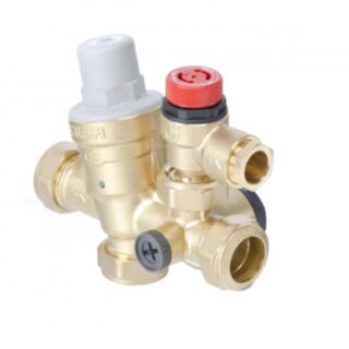 Prescal High Performance Pressure Reducing Valve With Pressure Gauge Female ½