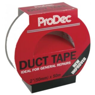 ProDec Duct Tape White 50mm x 50mtr
