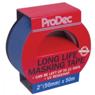 ProDec Masking Tape Long Life Blue 50mm x 50mtr