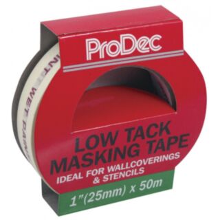ProDec Masking Tape Low Tack 25mm x 50mtr