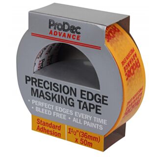 ProDec Masking Tape Precision Edge 36mm x 50mtr