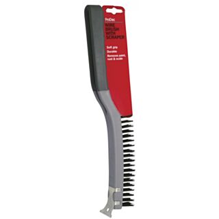 ProDec Wire Brush 3 Row & Scraper 350mm (14)