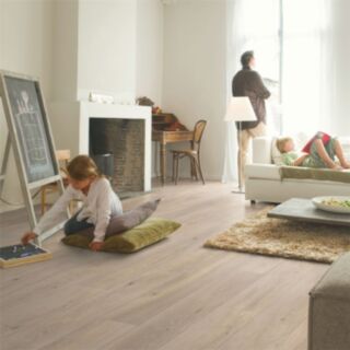 Quick Step Laminate Flooring Largo Long Island Oak Natural 9.5x205x2050mm 2.5215m²
