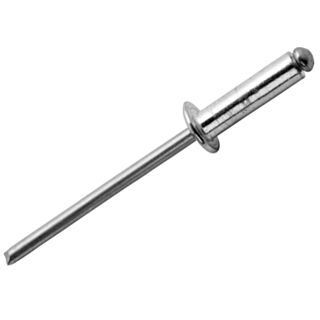 Rapid Standard Rivets Aluminium 4.8x10mm 100pk