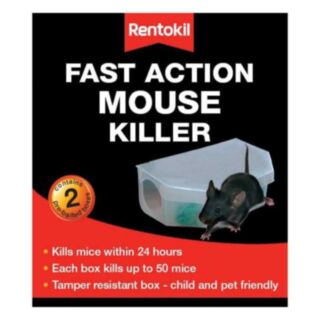 Rentokil Fast Action Mouse Killer 2pk