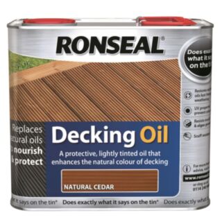 Ronseal Decking Oil Natural Cedar 2.5ltr
