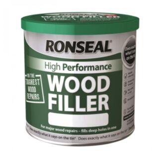 Ronseal High Performance Wood Filler White 550g