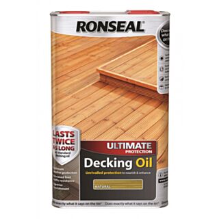Ronseal Ultimate Protection Decking Oil Natural 2.5ltr