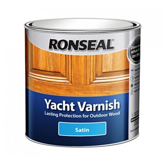 Ronseal Yacht Varnish Satin Clear 2.5ltr