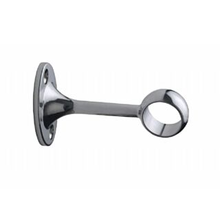 Round Tube Centre Bracket Chrome Plated 25mm
