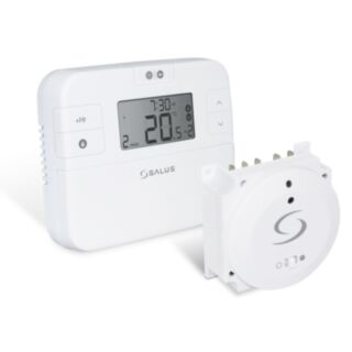 SALUS RT510BC+ Wireless Programmable Thermostat, Boiler Plus Compliant With Plug-In Boiler Receiver