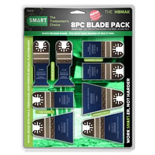 SMART® Multi Tool Quick Release Assorted Blade Set 8pk