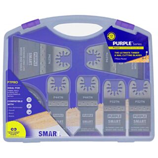 SMART® Purple Series Multi Tool Quick Release Titanium Alloy Blade Set 7pk
