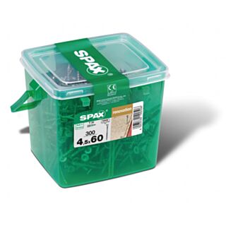 SPAX® Flooring Screws Flat Countersunk Head WIROX Tub 4.5x60mm 300pk