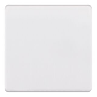 Selectric 5M-PLUS Blanking Plate 1 Gang Matt White