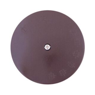 Selectric Square Edge Junction Box 4 Terminal Brown 20Amp 80mm